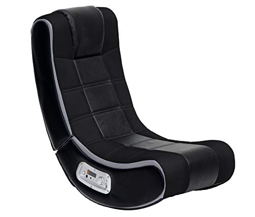 X Rocker V Rocker SE Black Foam Floor Video Gaming Chair for Adult, Teen, and Kid Gamers -2.1 