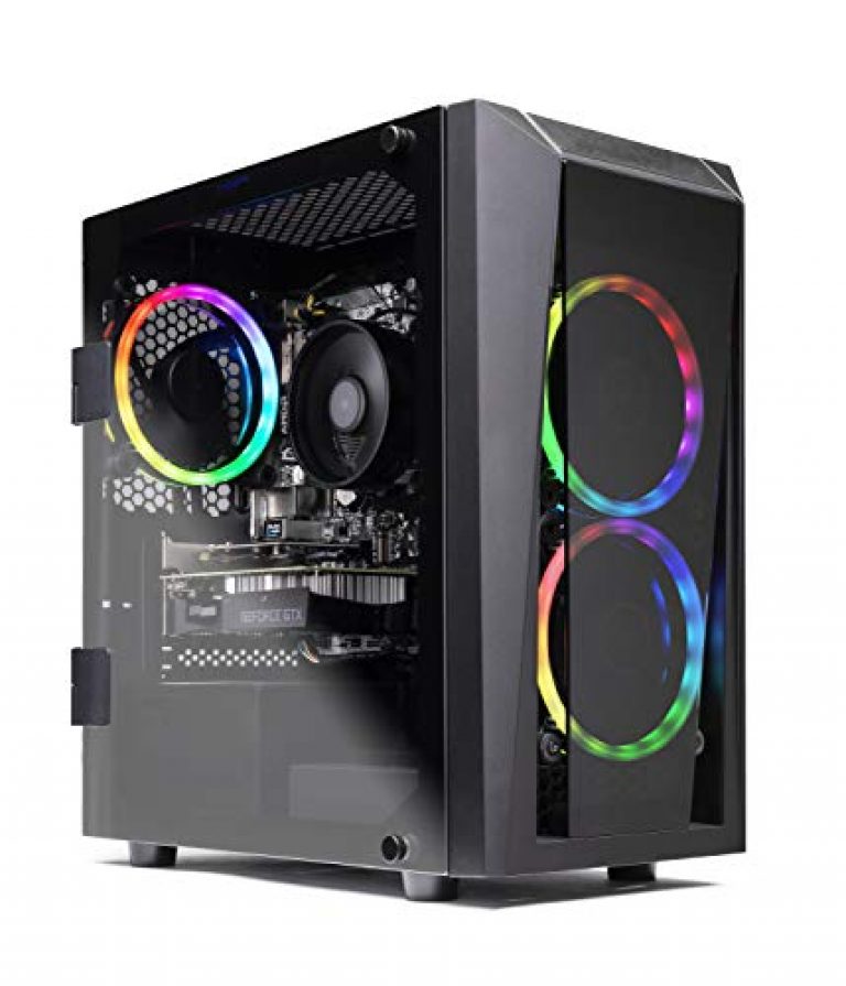 SkyTech Blaze II Gaming Computer PC Desktop – Ryzen 5 2600 6-Core 3.4 ...