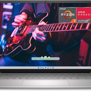 Dell Inspiron 16 5635 Laptop – AMD Ryzen 7-7730U, QHD 16 inch, 16GB LPDDR4x RAM, 1TB SSD, AMD Radeon Graphics, Windows 11 Home, 1 Year Premium Support – Platinum Silver