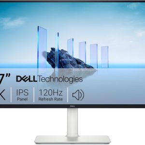 Dell 27 Plus 4K Monitor - S2725QS - 27-inch 4K (3840 x 2160) 120Hz 16:9 Display, IPS Panel, AMD FreeSync Premium, sRGB 99%, Integrated Speakers, 1500:1 Contrast Ratio, Comfortview Plus - Ash White
