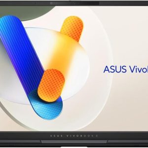 ASUS Vivobook S 14 OLED Slim Laptop, Intel Core Ultra 9 185H, 16GB, 1TB SSD, Fast Charging, RGB Keyboard, Thunderbolt 4, Neutral Black, S5406MA-AS96, Intel Evo Edition