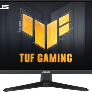 ASUS TUF Gaming 24” (23.8” viewable) 1080P Monitor (VG249QE5A) - Full HD, Overclock to 144Hz, IPS, Extreme Low Motion Blur Sync, 1ms, Speakers, Variable Overdrive, DisplayWidget Center, 3 yr Warranty