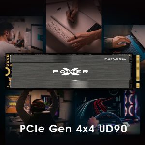 Silicon Power 1TB UD90 NVMe 4.0 Gen4 PCIe M.2 SSD R/W up to 5,000/4,800 MB/s (SP01KGBP44UD9005)