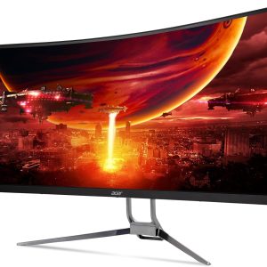 acer Nitro 34 Inch 1000R 21:9 Curved Zero-Frame QHD 3440 x 1440 Gaming Monitor | AMD FreeSync Premium | Up to 120Hz Refresh | 1ms VRB | Two Display Port 1.2 & Two HDMI 2.0 Ports | EDA343CUR J0bmiippx
