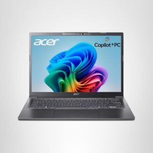 Acer Aspire 14 AI Copilot+ PC | 14″ WUXGA Display | Intel Core Ultra 7 Processor 256V | NPU: Up to 47 Tops – GPU: Up to 64 Tops | Intel ARC 140V | 16GB LPDDR5X | 1TB SSD | Wi-Fi 6E | A14-52M-72S0