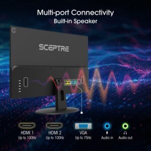 Sceptre New24-inch Gaming Monitor100Hz HDMI x2 Build-in Speakers 2025