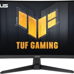 ASUS TUF Gaming 27” 1440P Curved HDR Gaming Monitor (VG27WQ3B) - QHD (2560 x 1440), 180Hz, 0.5ms, Extreme Low Motion Blur, FreeSync, 90% DCI-P3, DisplayWidget, 3 yr Warranty