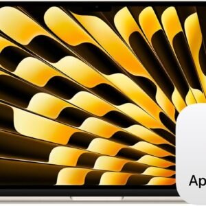 Apple 2025 MacBook Air 15-inch Laptop with M4 chip: Built for Apple Intelligence, 15.3-inch Liquid Retina Display, 16GB Unified Memory, 256GB SSD Storage, Touch ID; Starlight with AppleCare+ (3 Years)