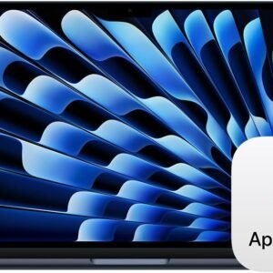 Apple 2025 MacBook Air 13-inch Laptop with M4 chip: Built for Apple Intelligence, 13.6-inch Liquid Retina Display, 16GB Unified Memory, 256GB SSD Storage, Touch ID; Midnight with AppleCare+ (3 Years)
