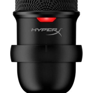 HyperX SoloCast – USB Condenser Gaming Microphone, for PC, PS4, PS5 and Mac, Tap-to-Mute Sensor, Cardioid Polar Pattern, great for Streaming, Podcasts, Twitch, YouTube, Discord,Black