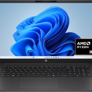 HP OmniBook 3 17.3 inch Laptop PC, FHD Display, AMD Ryzen 3 30, 8GB RAM, 512 GB SSD, AMD Radeon 610M Graphics, Windows 11 Home, Mica Silver, 17-dp0199nr