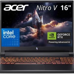 Acer Nitro V 16in Gaming Laptop ANV16-72-72ZY 16GB RAM 512GB SSD | WUXGA IPS 180Hz display, Intel Core 7 240H, NVIDIA RTX 5070 graphics, WiFi 6E, backlit keyboard, Windows 11 Home
