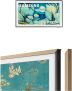 Samsung 50-Inch The Frame LS03F 4K QLED Smart TV (2025 Model) with Modern Teak Customizable Bezel